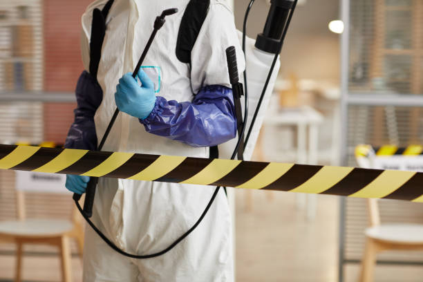 Professional Biohazard technician working in Farmville, VA